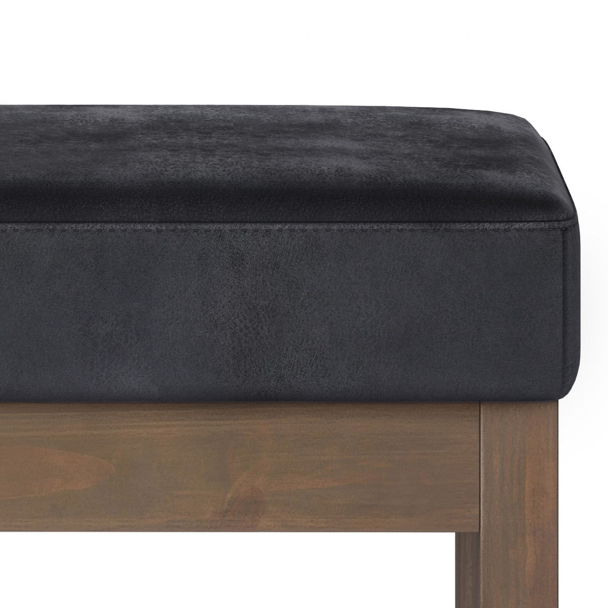 Milltown Upholstered Ottoman Bench with Versatile Design - Multiple Colors