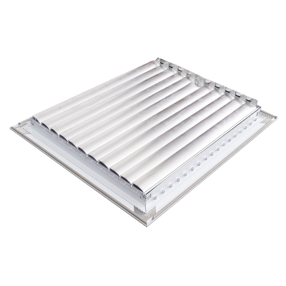 Adjustable Aluminum HVAC Register Vent Cover with Vertical Blades - Box of 10