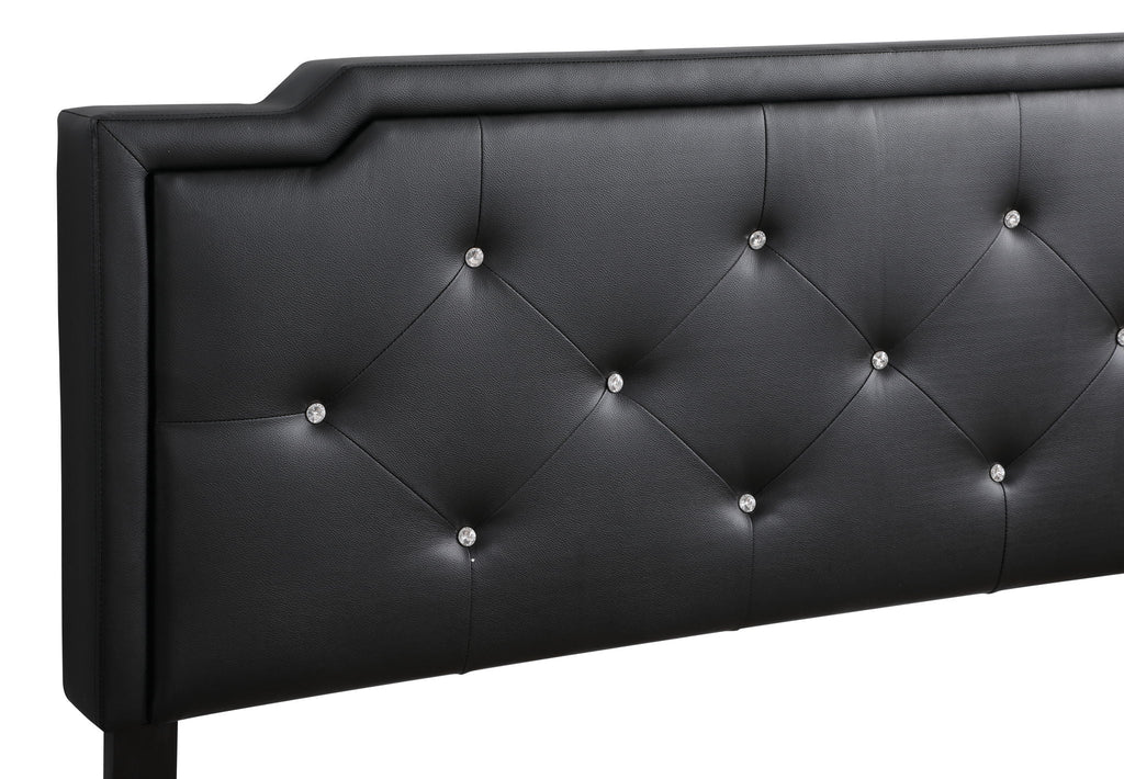 Button Tufted Upholstered Bed with Charming Design - Multiple Colors