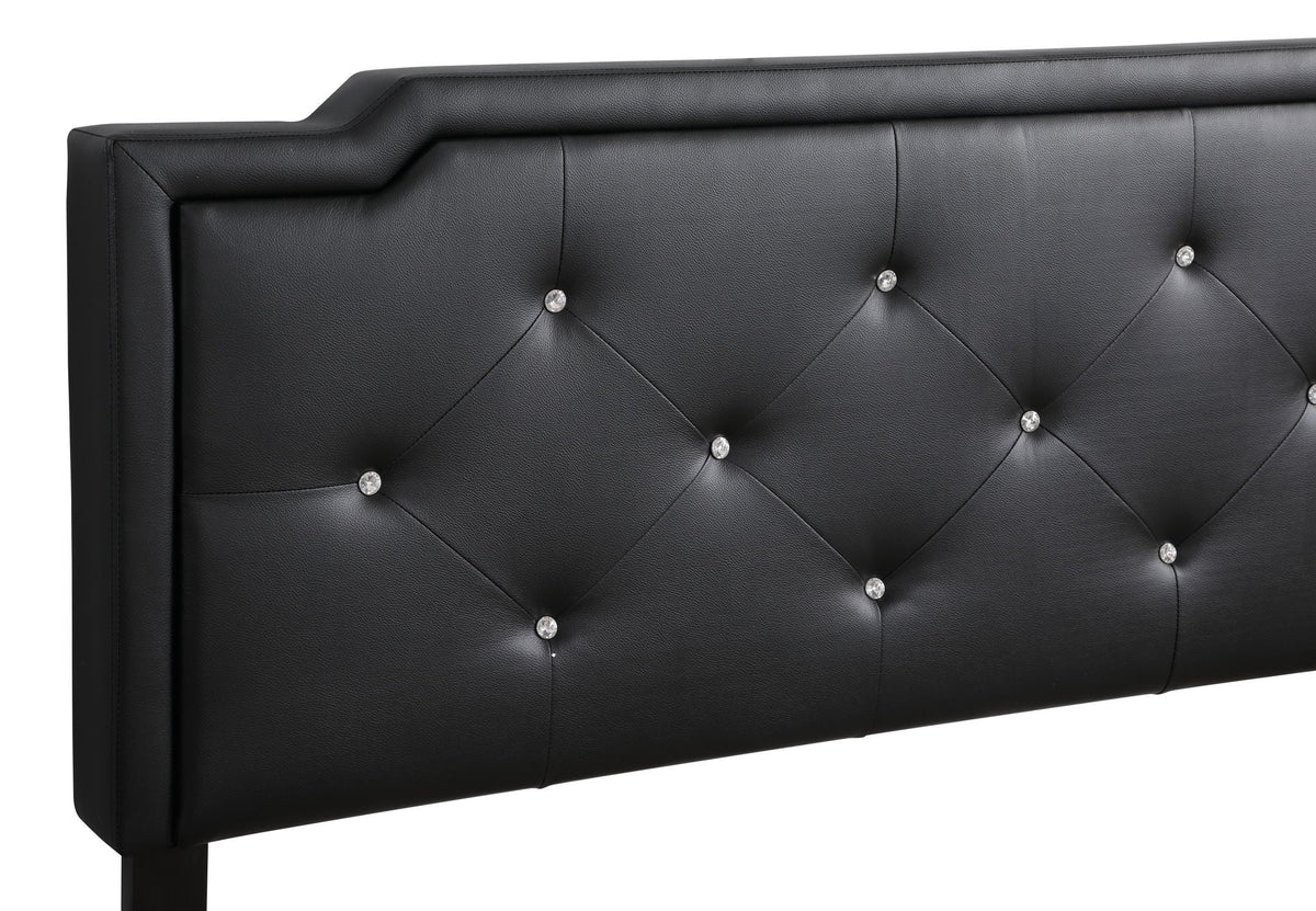 Button Tufted Upholstered Bed with Charming Design - Multiple Colors