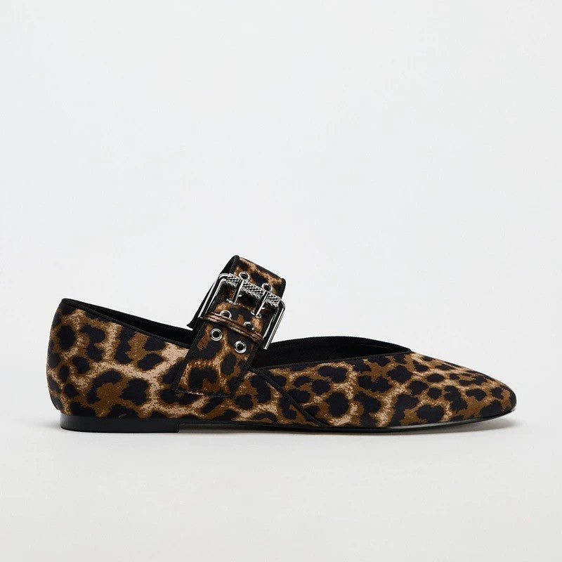 Ballet Slipper Flat Heel Round Toe Pumps Women