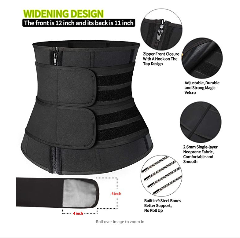 Double Belt Sauna Waist Trainer