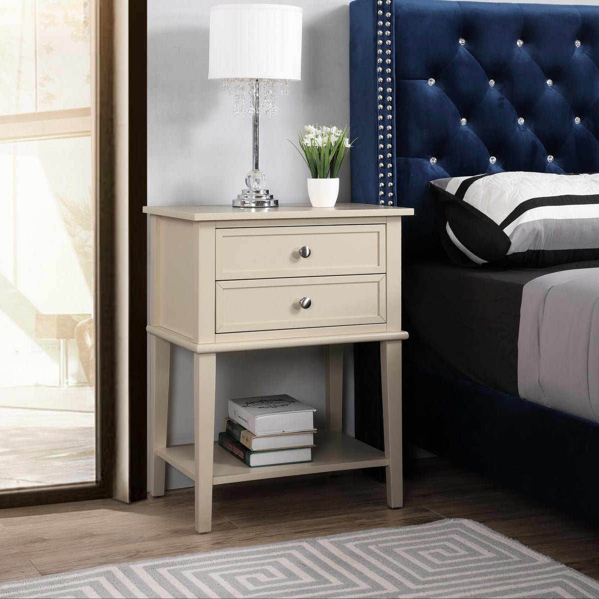 Vibrant Contemporary Nightstand