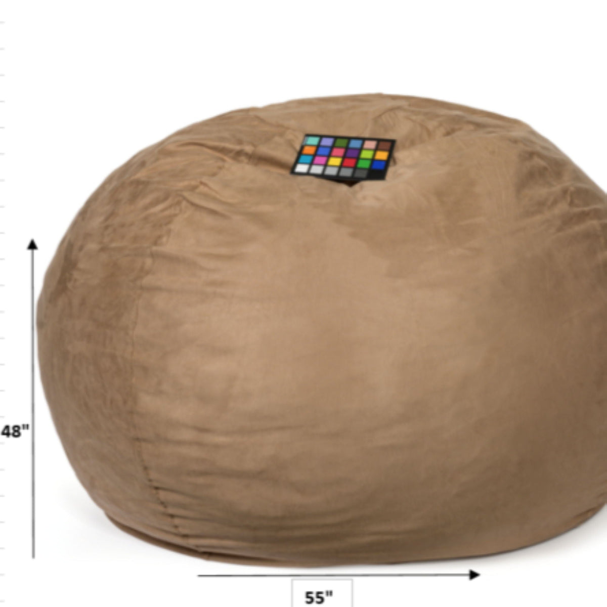 High Density Shredded Foam Bean Bag Chair with Removable Cover - Multiple Colors