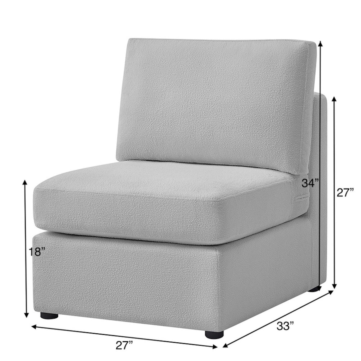 Chauncy - Armless Slipper Chair
