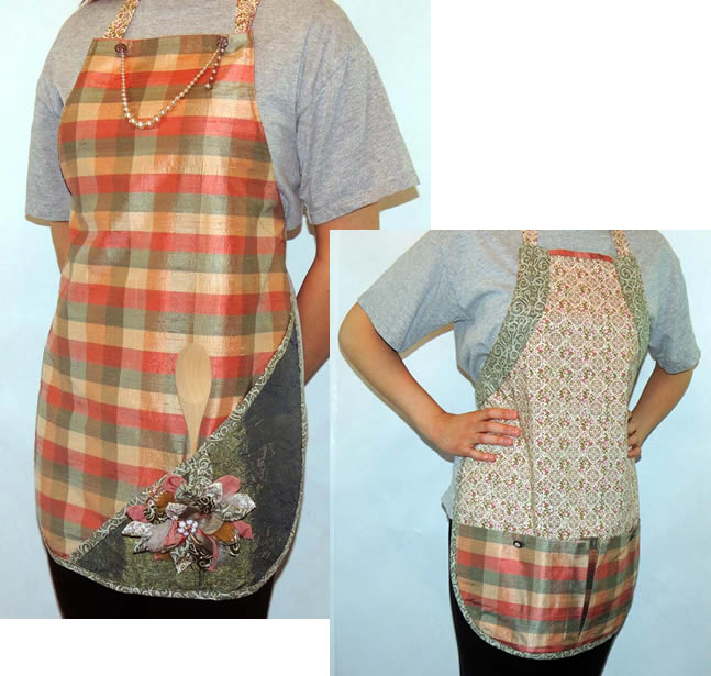 Pockets-a-Plenty Reversible Apron