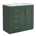 Bathroom Vanity With Sink Combo, Storage Cabinet, Freestanding Set