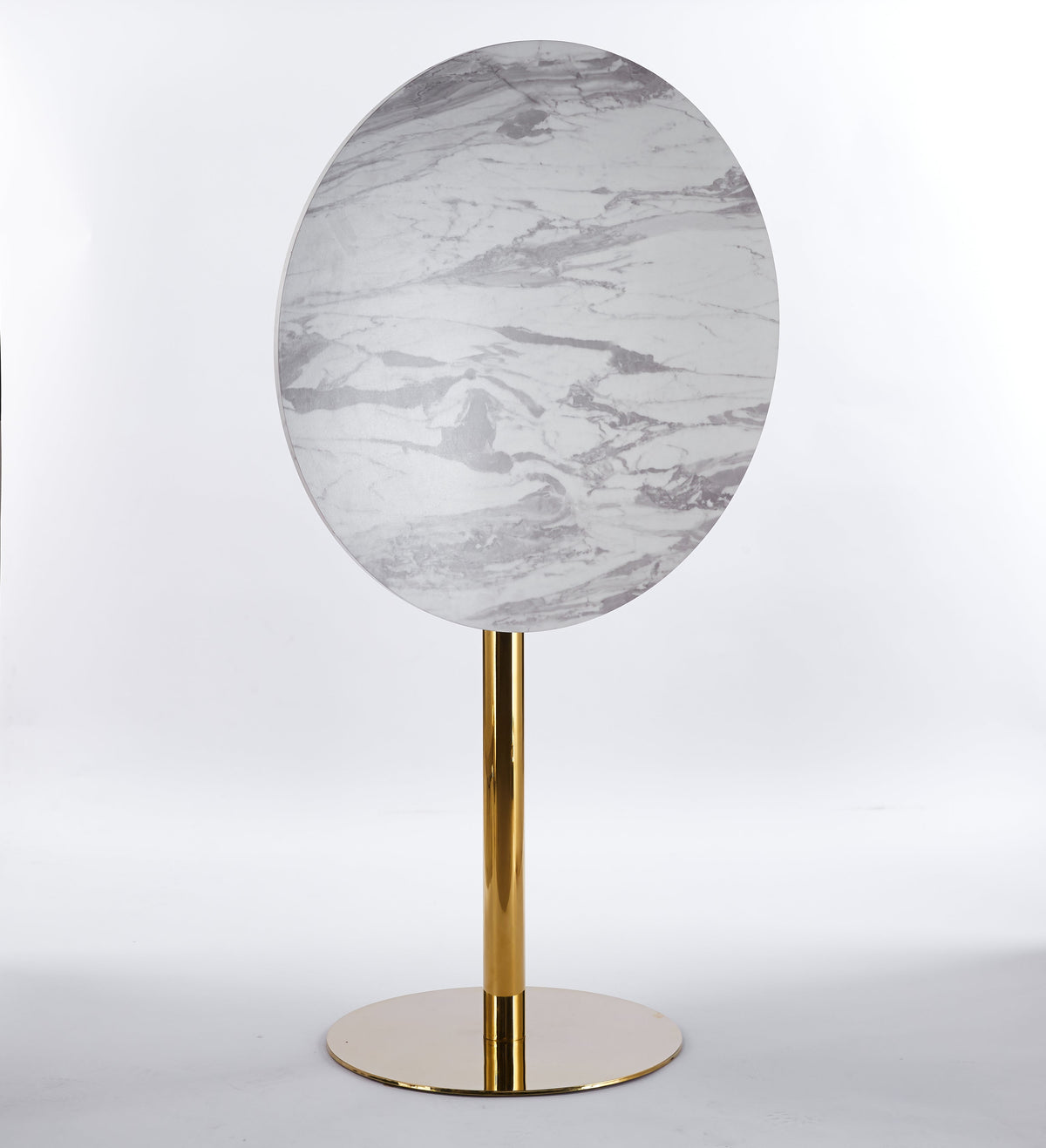 31.5" Folding Golden And Table with MDF Top - Gold