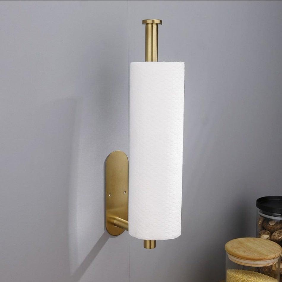 Gold Self-Adhesive Paper Towel Holder