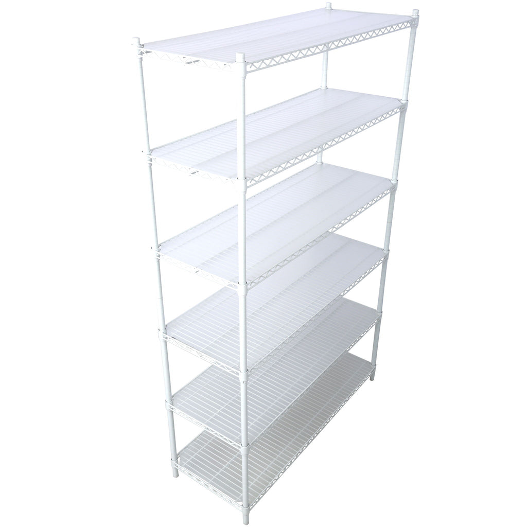 6 Tier Heavy Duty Metal Shelf Wire Shelving Unit