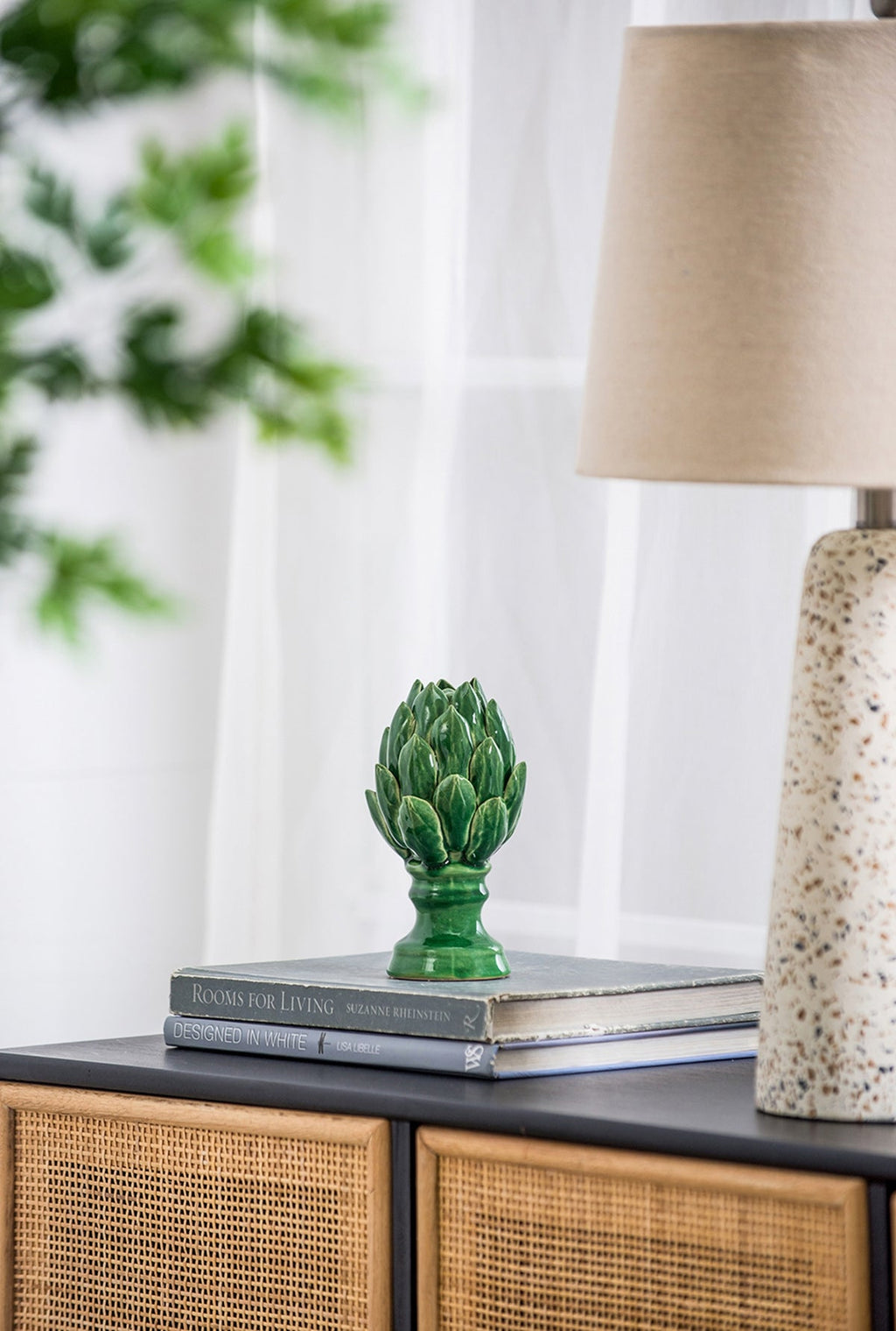 Helsa Blooming Artichoke Accent - Small Green