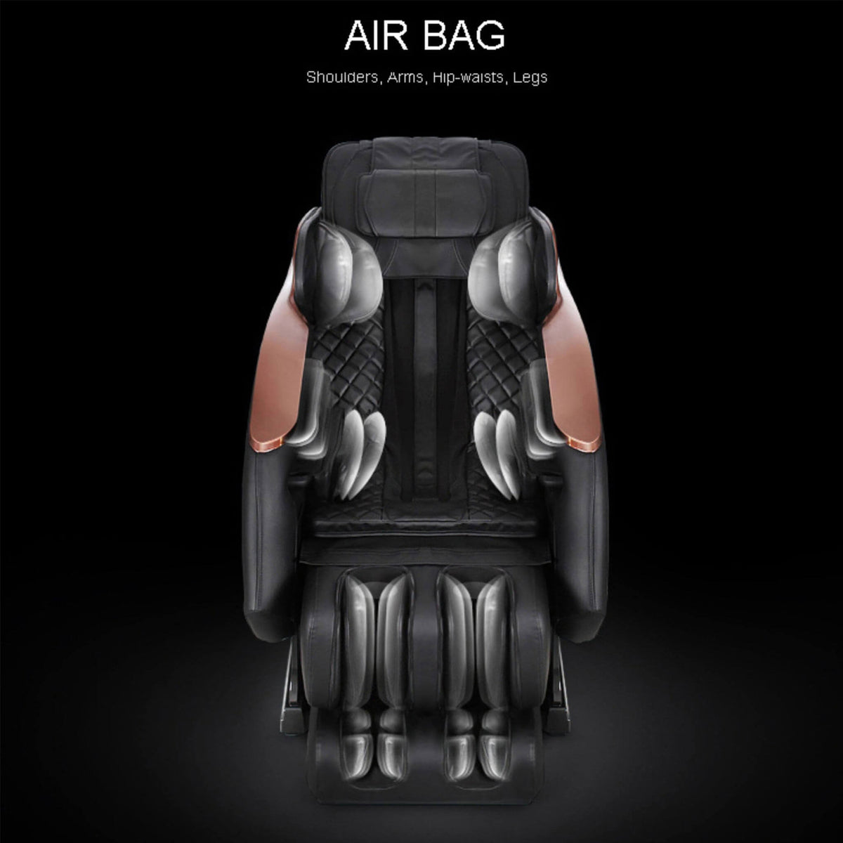 Zenith Full Body Zero-Gravity Shiatsu Massage Chair With Heat And Voice Control (SAK93154)