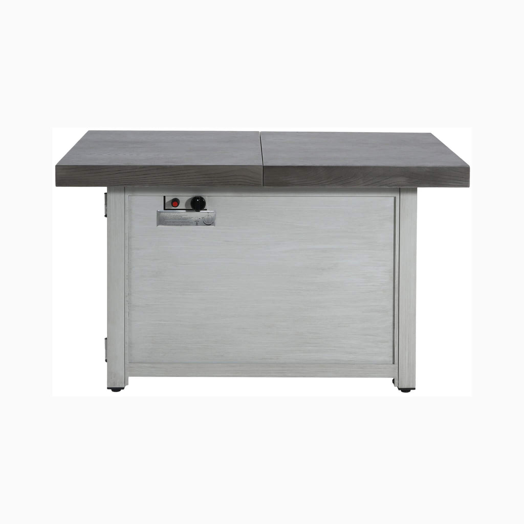 Premium 50K BTU Rectangle Outdoor Aluminum Fire Pit Table (SAK70248)