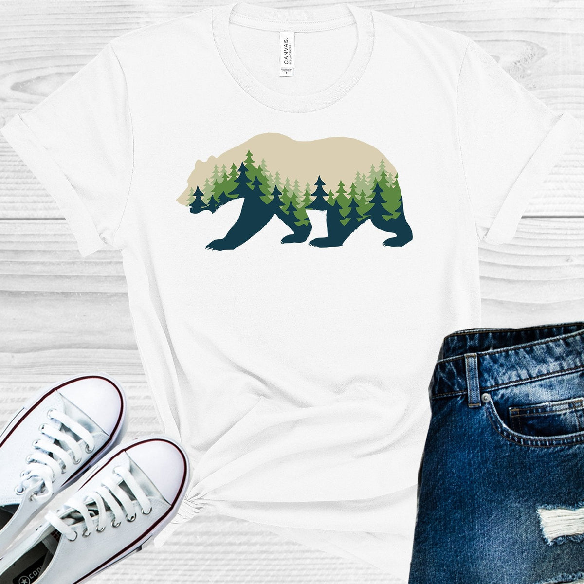 Wilderness Bear Graphic Tee