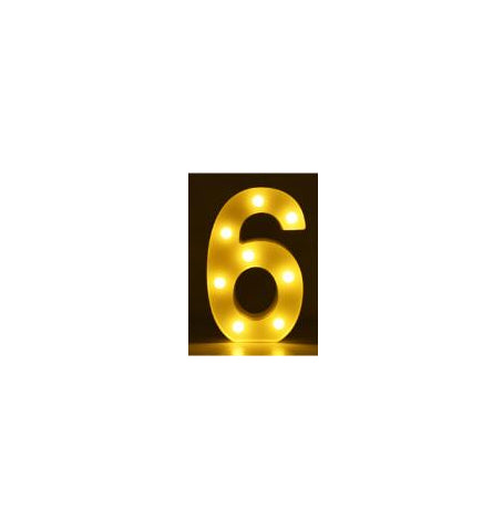 Luminous LED Letter Number Night Light English Alphabet Number Battery Lamp Romantic Wedding Christmas Party Decoration