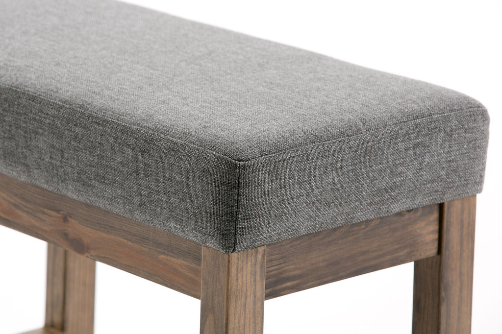 Milltown Upholstered Ottoman Bench with Versatile Design - Multiple Colors