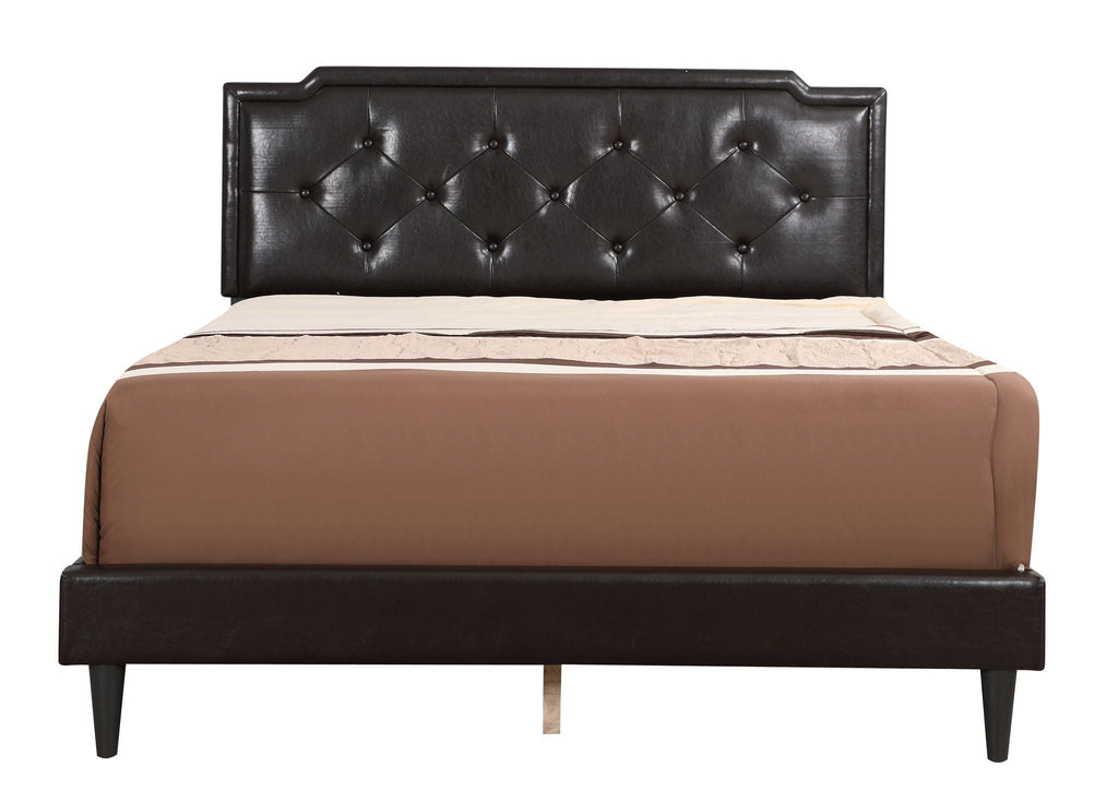 Button Tufted Upholstered Bed with Charming Design - Multiple Colors
