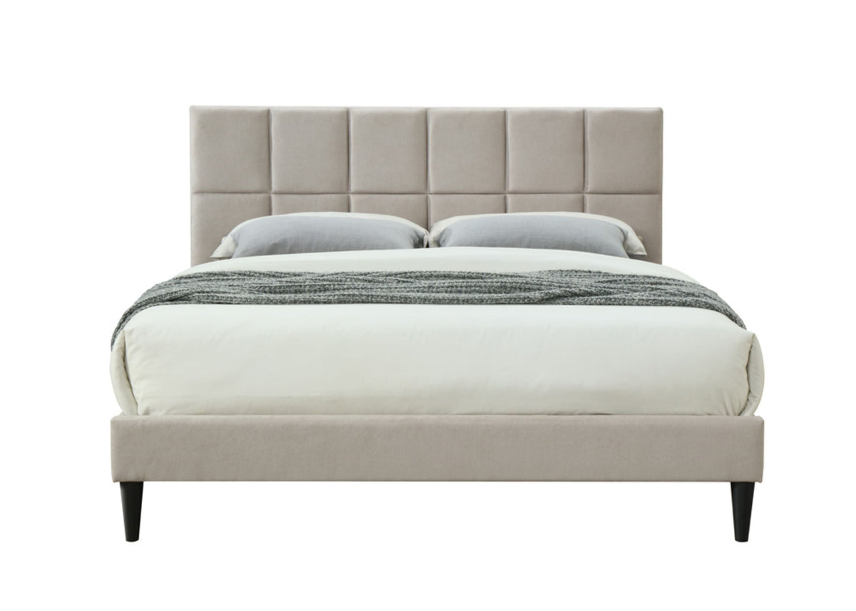 Full Sized Squares Bed in a Box with USB