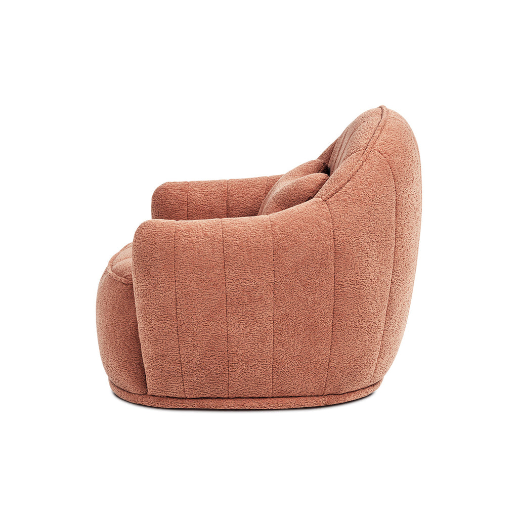 Louie 30.5" Modern Dog Sofa Bed with Bone Pillow - Medium, Spice