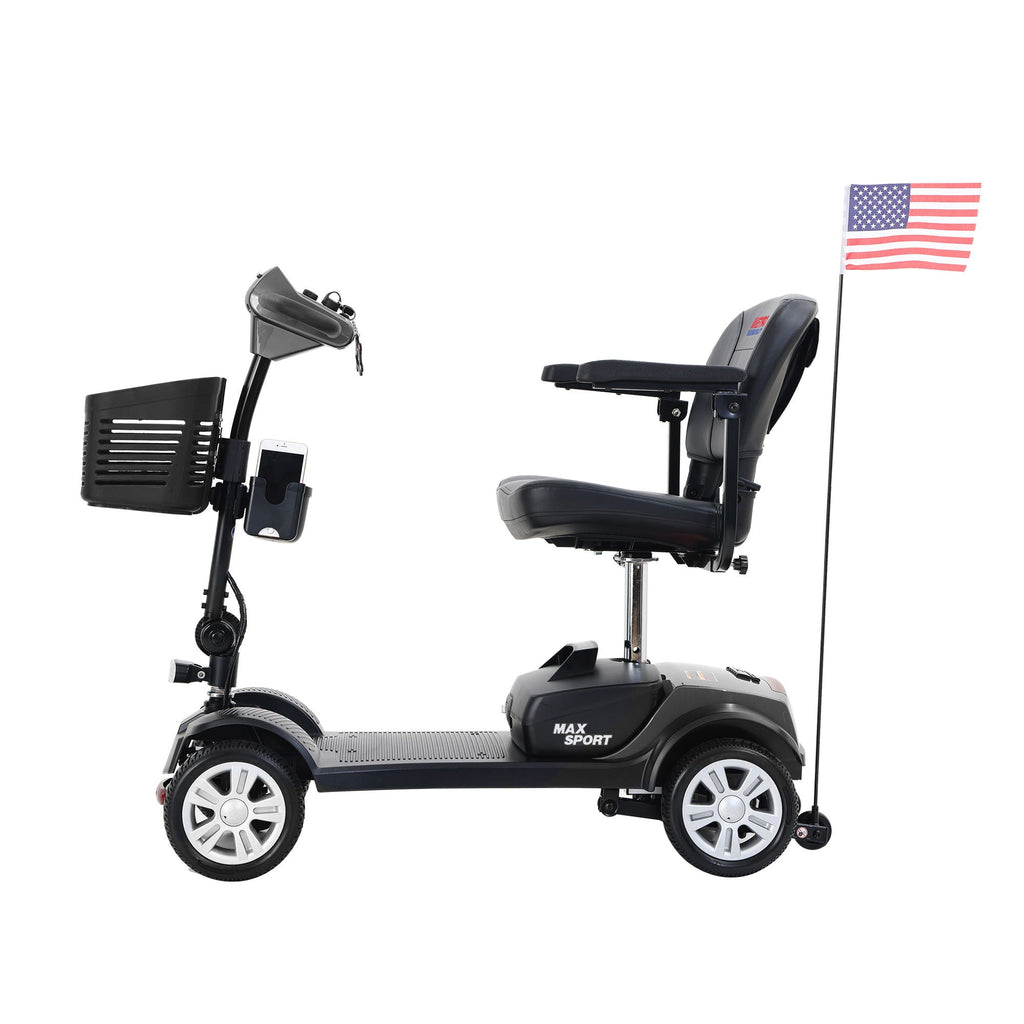 Max Sport - 4 Wheels Outdoor Compact Mobility Scooter