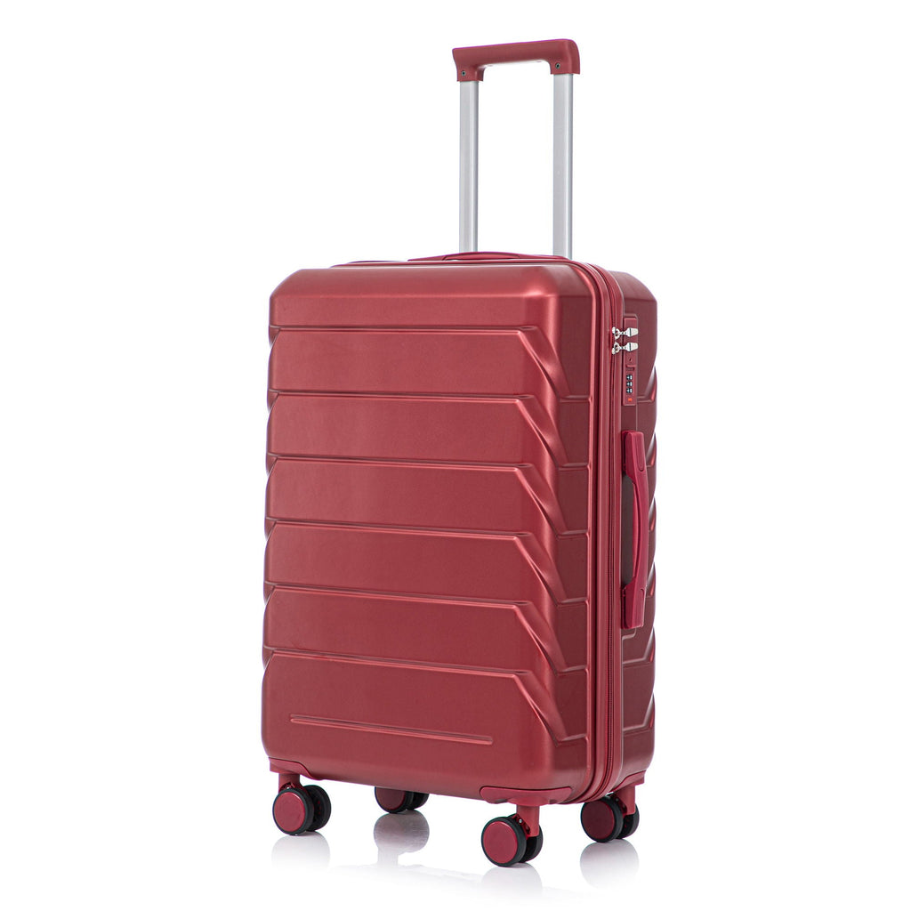 3 Pieces Set Spinner Wheel Luggage With Combination Lock