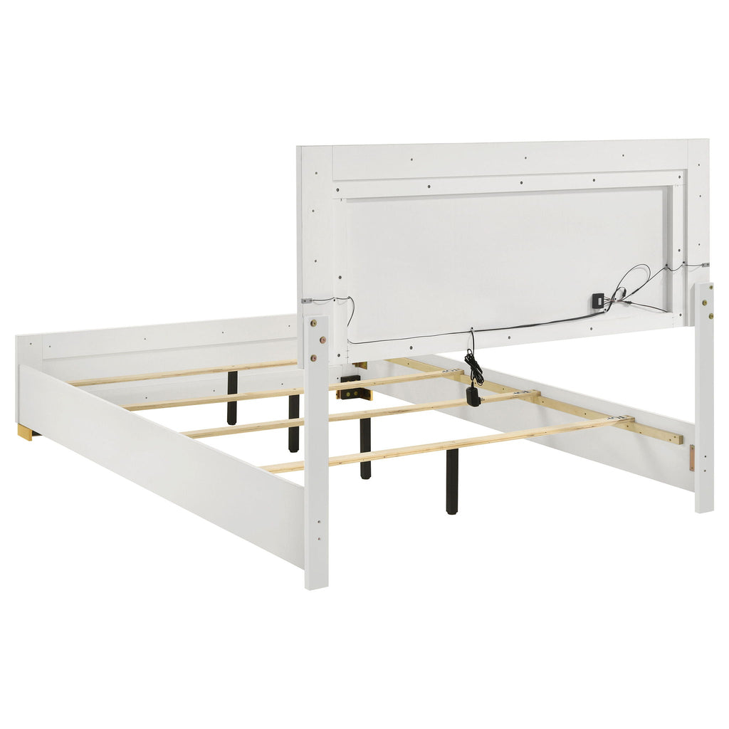 Jeremiah LED Panel Bed With Touch Controlled Lighting