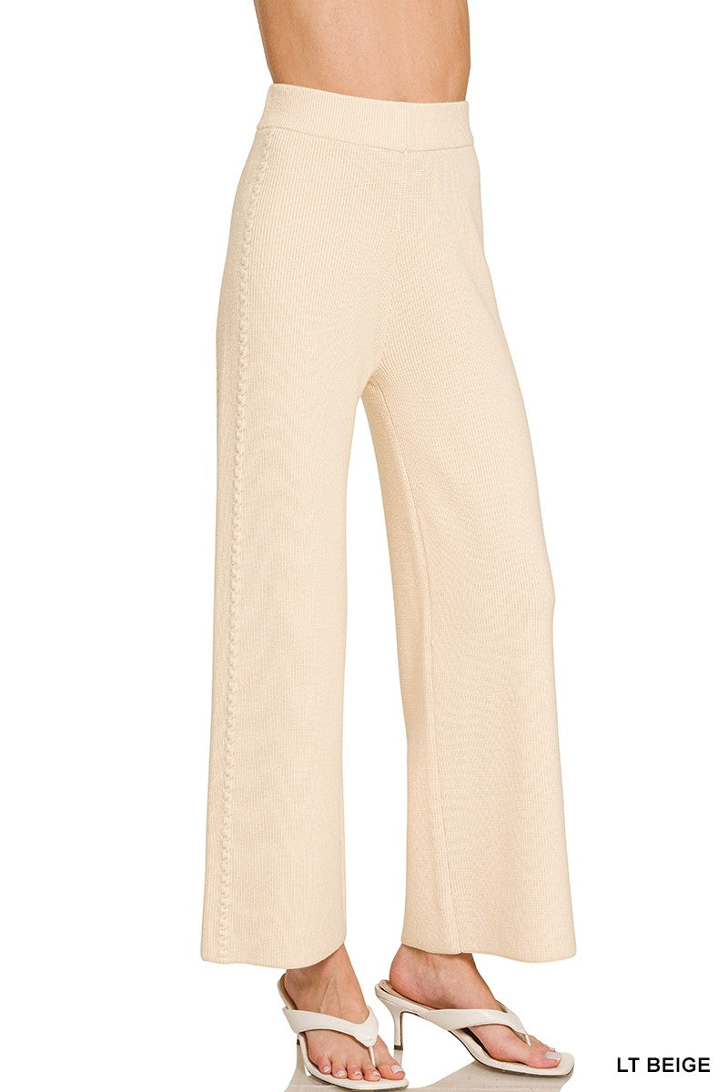 Zenana Viscose Sweater Pants