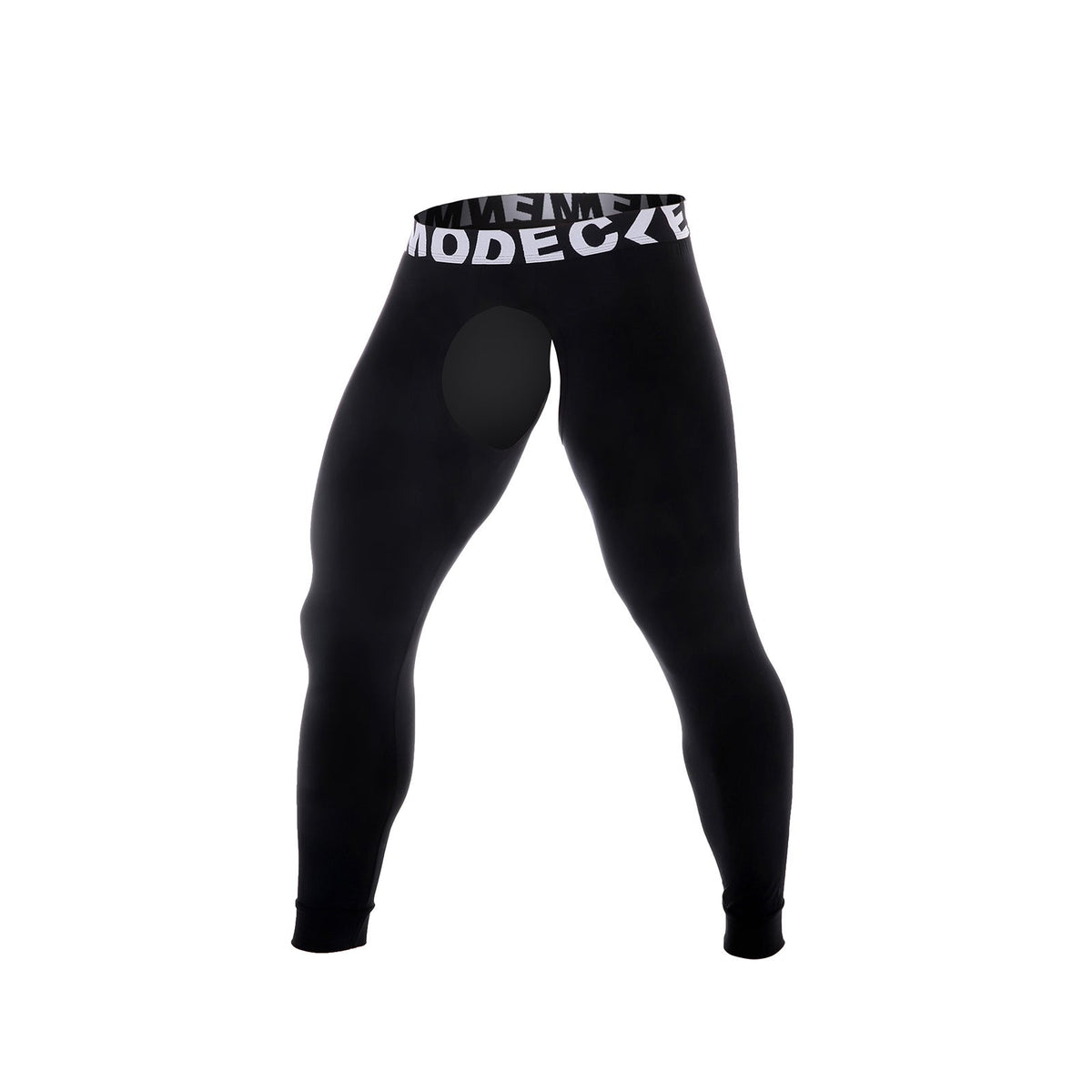 Men's Slim-fit Thermal Underwear Sexy Open-end Breathable Off-free Bottoming Long Pants