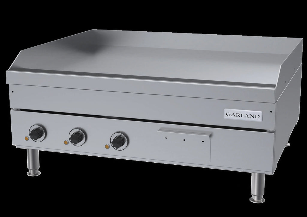 Garland E24 Series E24-36G 36-Inch Electric Countertop Griddle with Smooth Steel Plate and Thermostatic Controls