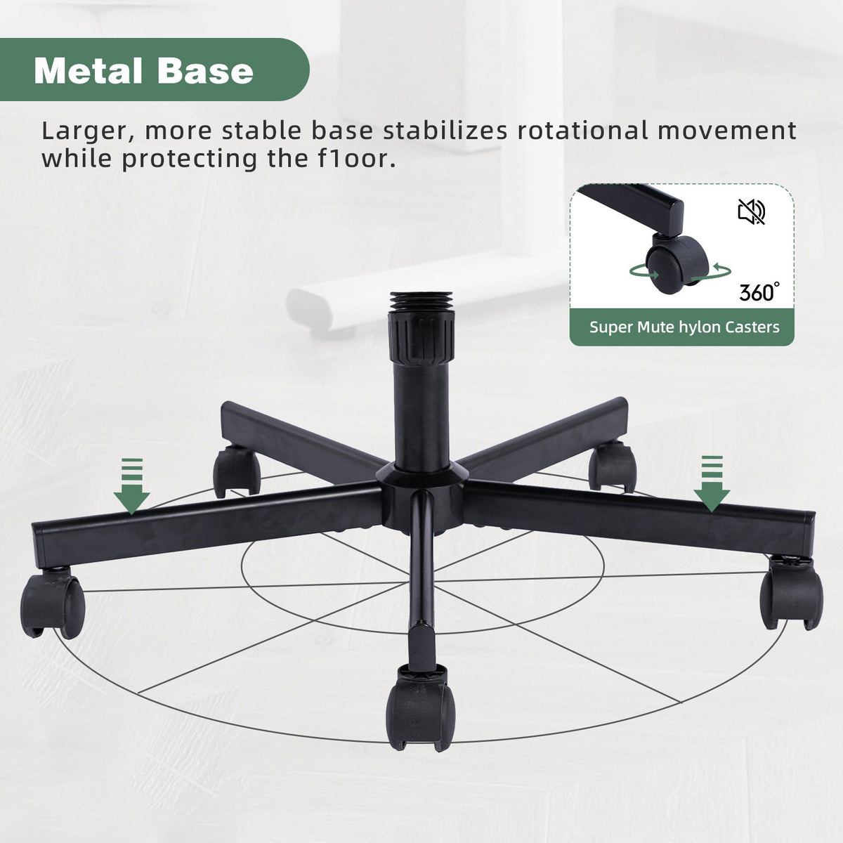 Criss Cross Office Chair with Adjustable Height – Ergonomic Design