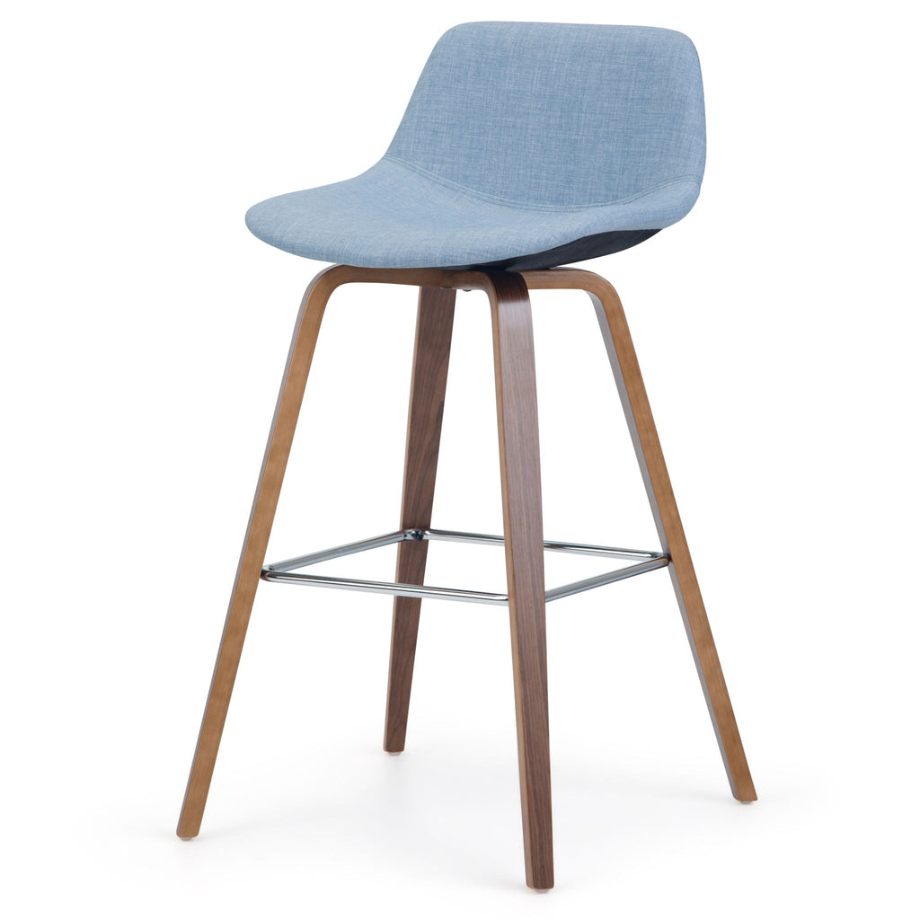 Bentwood Counter or Bar Height Stool Set of 2 with Foot Rest – Multiple Colors