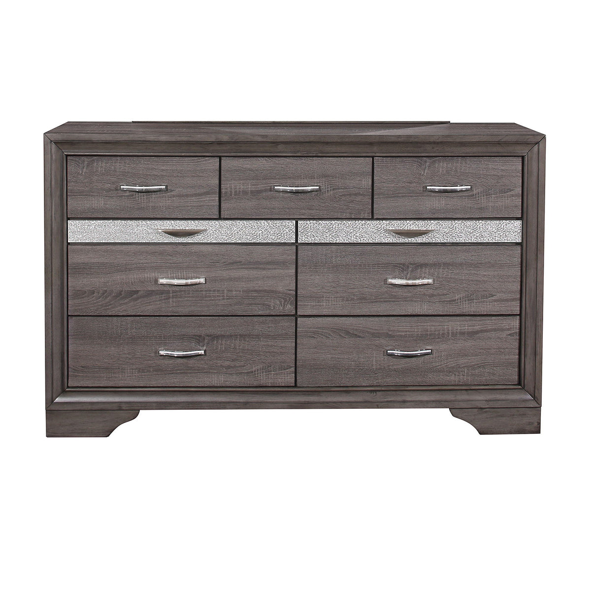 Sparkle Dresser with Jewelry Drawer - Gray