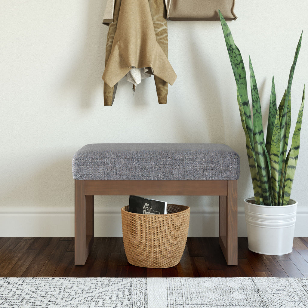 Milltown Upholstered Ottoman Bench with Versatile Design - Multiple Colors