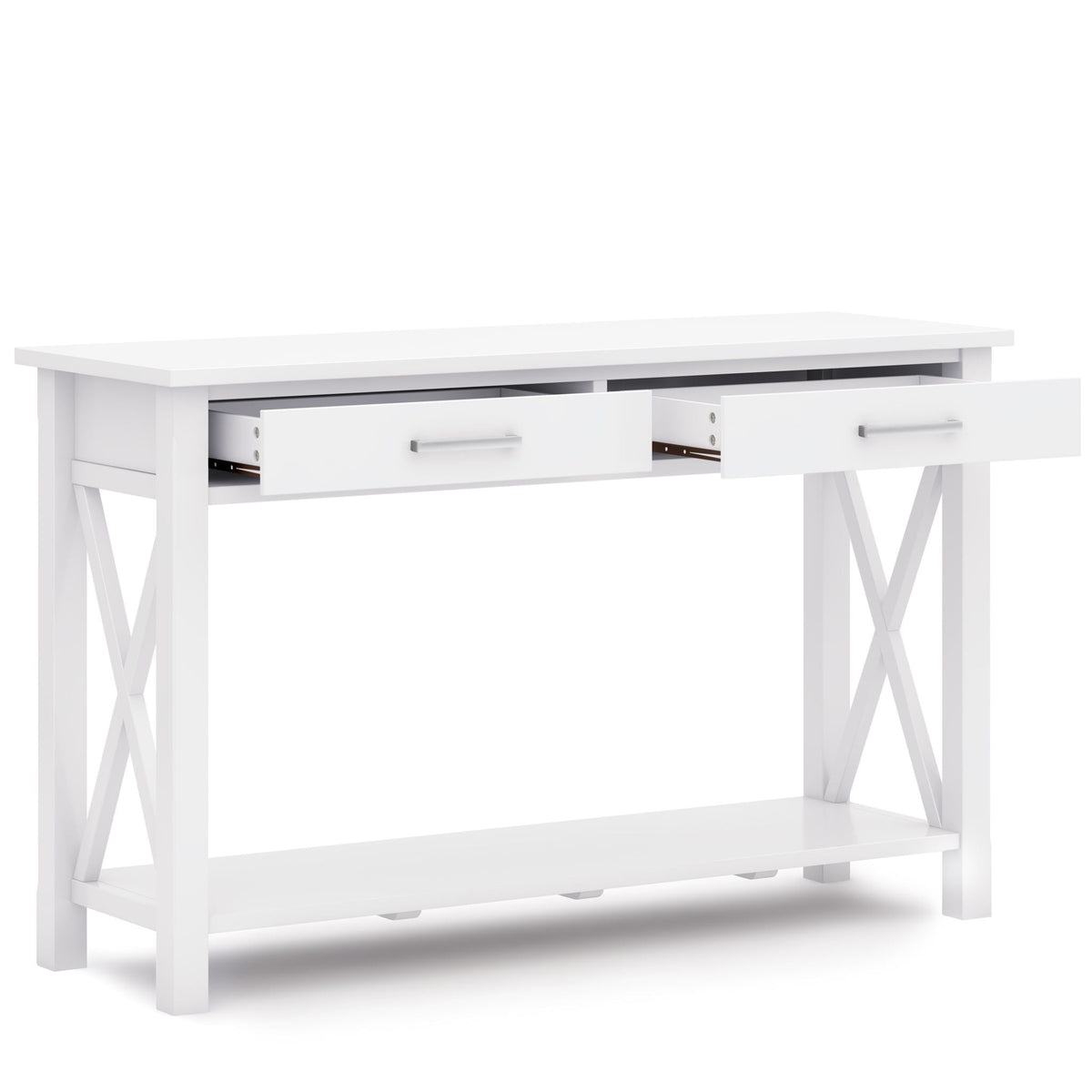 Handcrafted Console Table with Drawer Storage - Multiple Colors