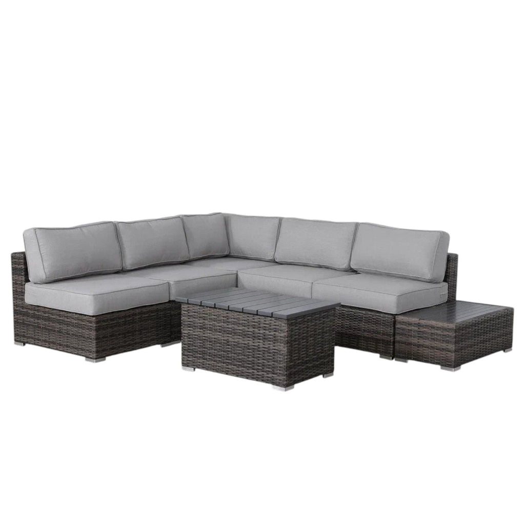 Stylish Entertainment Sectional Set, Outdoor Living