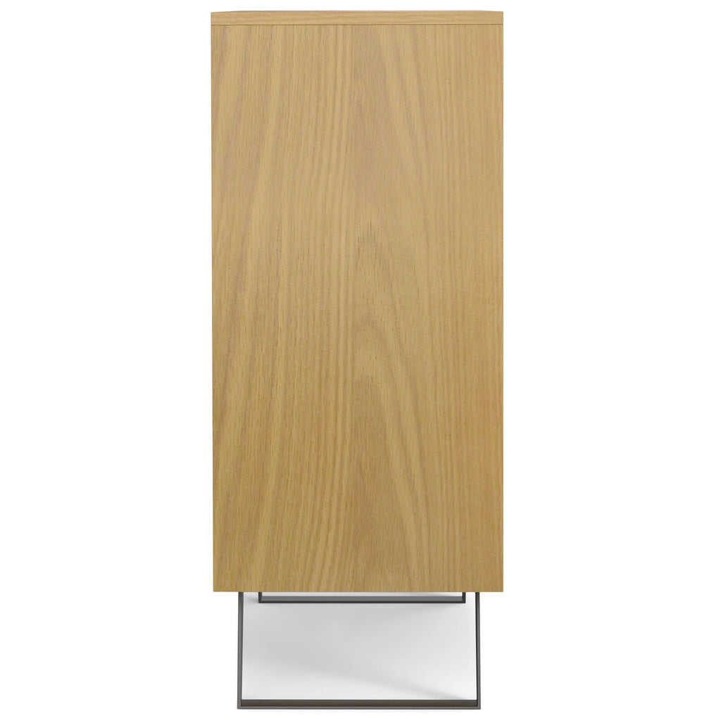 Lowry Medium Handcrafted Storage Cabinet with Adjustable Shelves - Choose Your Color