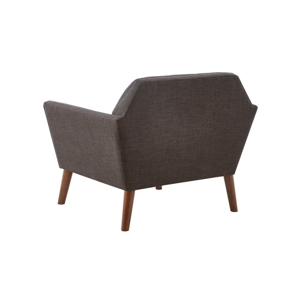 Modern Lounge Chair With Button Tufting