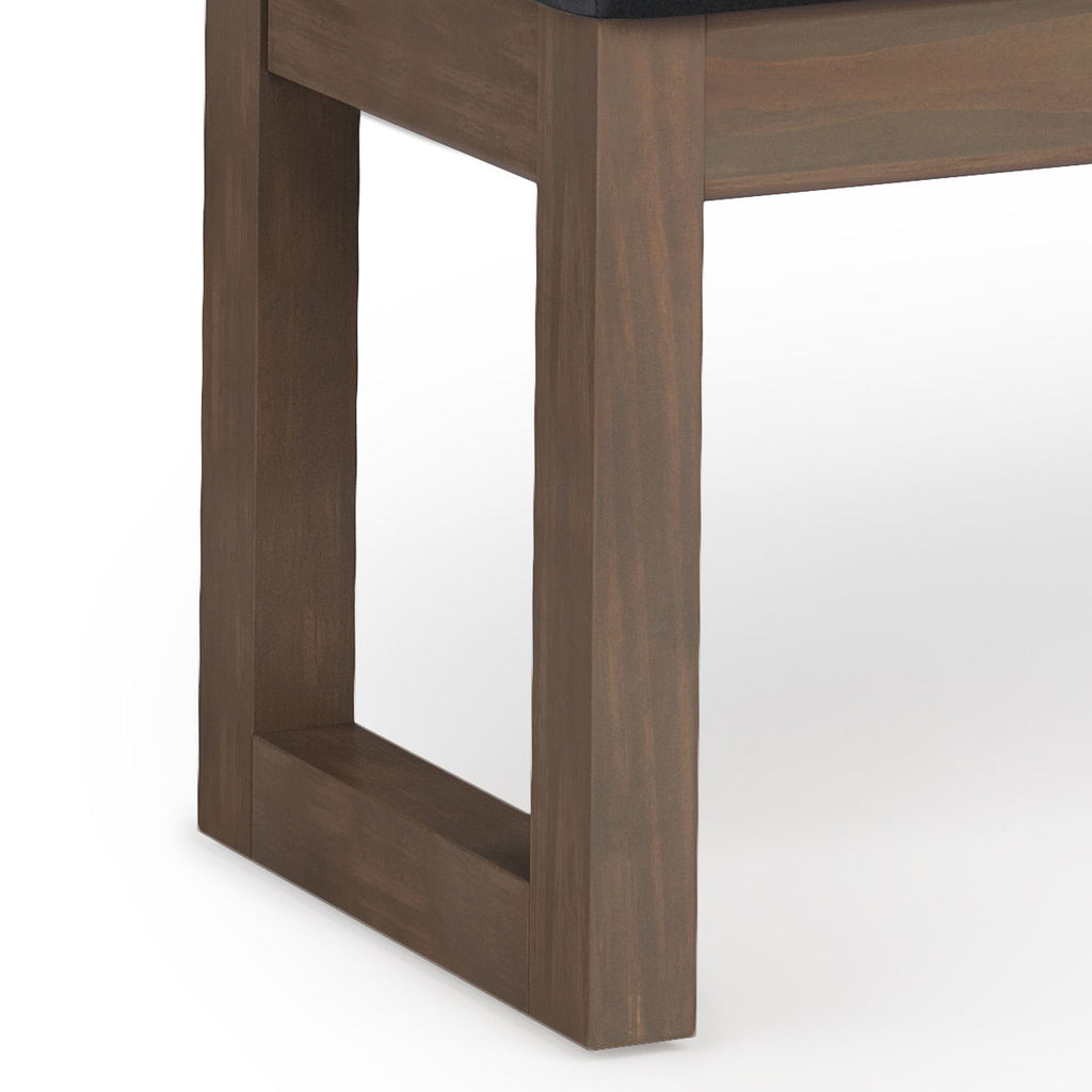 Milltown Upholstered Ottoman Bench with Versatile Design - Multiple Colors