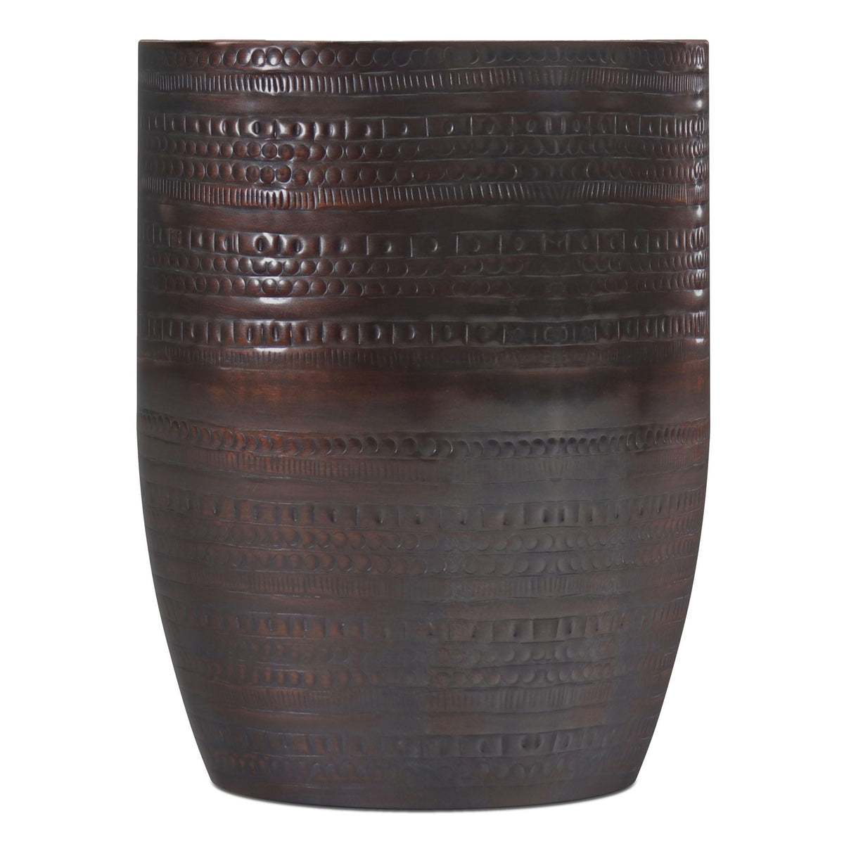 Johnsen - Handcrafted Large Metal Accent Table