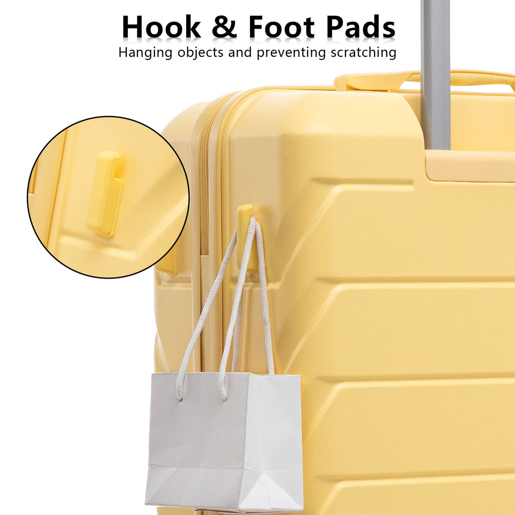 3 Pieces Set Spinner Wheel Luggage With Combination Lock