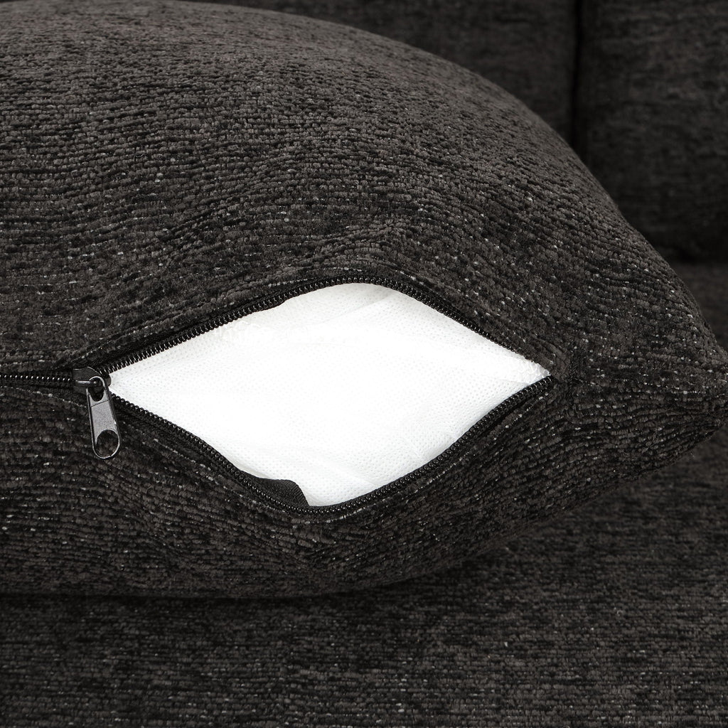 Reversible L-Shape Sleeper Sectional Sofa with Storage Chaise and 2 Stools - Multiple Colors