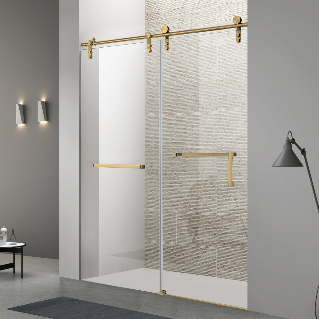Frameless Single Sliding Shower Door