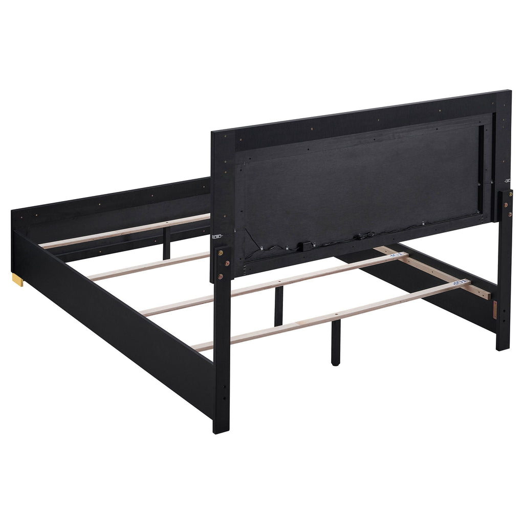 Jeremiah LED Panel Bed With Touch Controlled Lighting