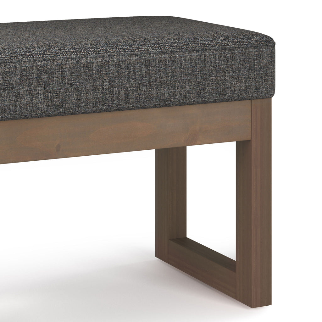Milltown Upholstered Ottoman Bench with Versatile Design - Multiple Colors