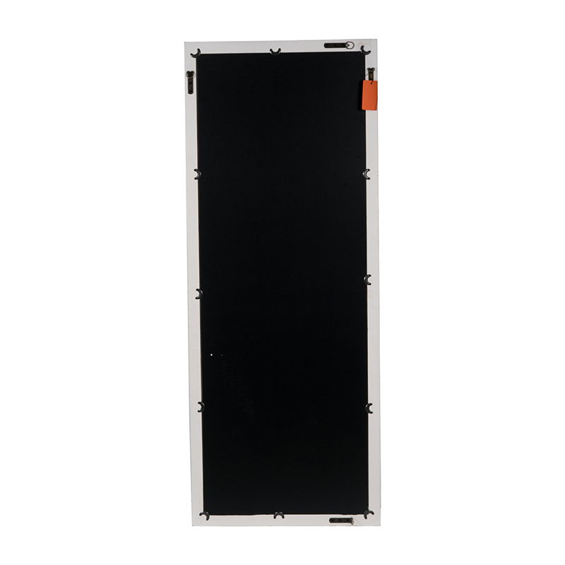 Distressed Floor Mirror with Full Body View - White