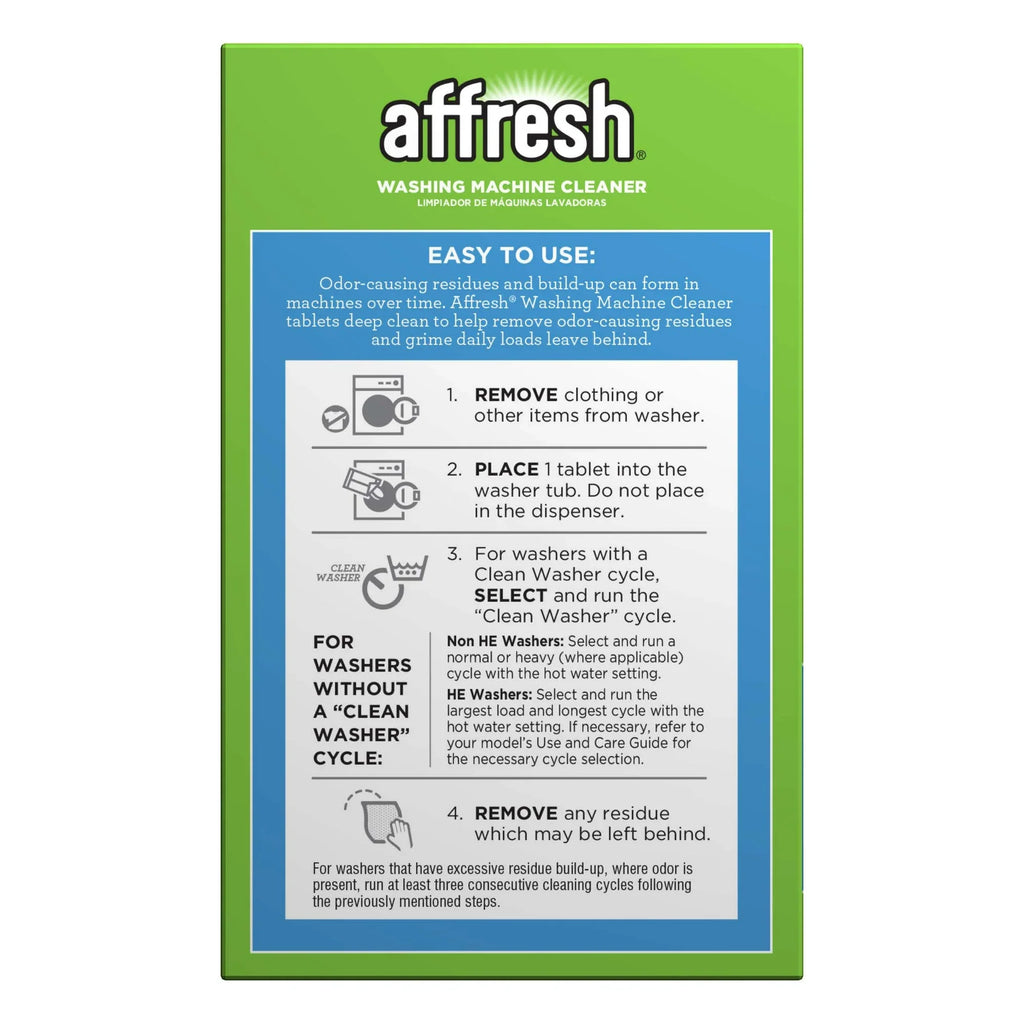 Affresh 4.2 oz Washing Machine Cleaner 3 Ct.