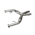 BBK Performance Crossover Pipe, X-Pipe with Converters, Steel, Aluminized, 2.75 in. Diameter, Ford - 1637