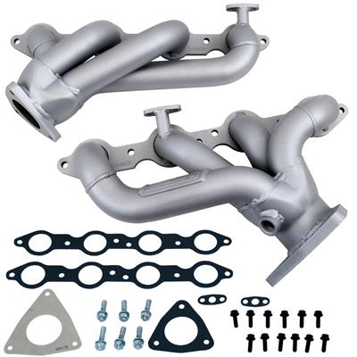 BBK Performance Headers, Shorty, Steel, Titanium ceramic, Chevy, Pontiac, 5.7L, Pair - 4003
