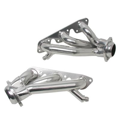 BBK Performance Headers, Shorty, Steel, Ceramic, Ford, 3.8, 3.9L, V6, Pair - 40080