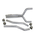 BBK Performance Crossover Pipe, X-Pipe, Mild Steel, Aluminized, 2.750 in. Diameter, Chevy, 6.2L, Kit - 4023